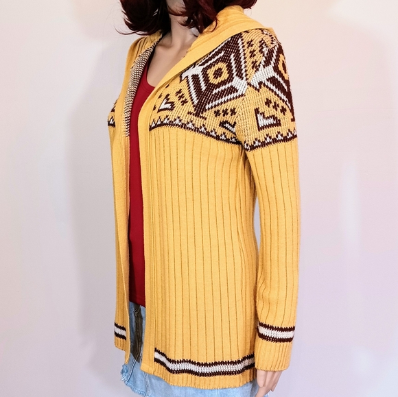 Sears Sweaters - Vintage Sears 60's Hooded Cardigan